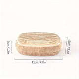 Houtnerf Stijl Keramische Badkamer Set – Luxe Accessoires voor een Natuurlijke Touch in je Badkamer