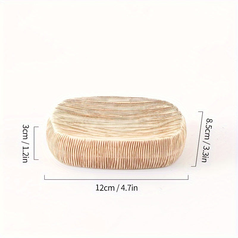 Houtnerf Stijl Keramische Badkamer Set – Luxe Accessoires voor een Natuurlijke Touch in je Badkamer