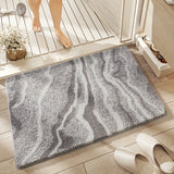 Fluffy Flocking Badmat – Absorberend en Zacht voor Badkamer of Keuken