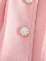 Lotte Winterjas voor kinderen - Elegant met Strik en Pluche Kraag voor Koude Dagen