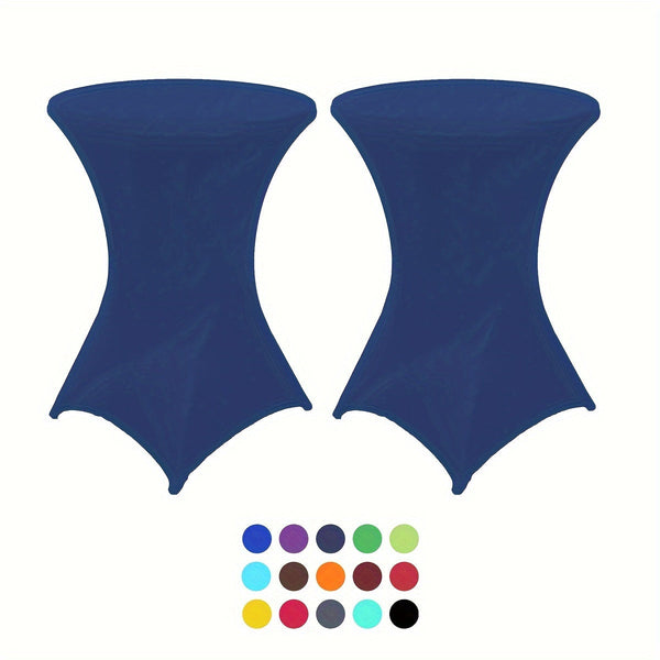 Stretchy Cocktail Tafelhoes - Effen Kleur, Ideaal voor Feesten en Evenementen