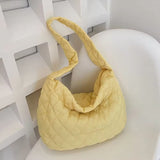 Gepolsterde Ballerina Extra Grote Puffer Tote Crossbody Gepolsterde Schoudertas