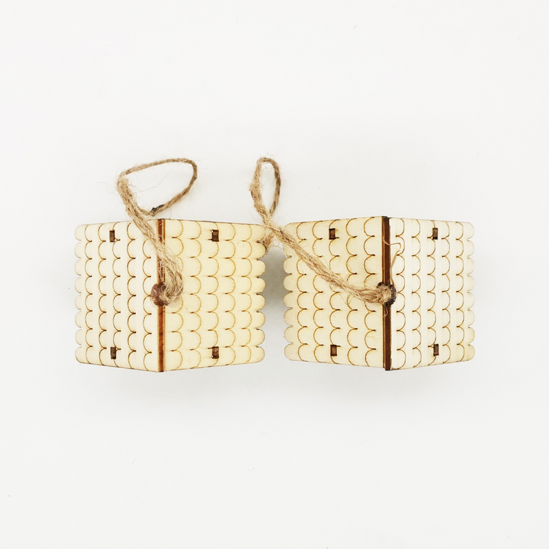 Houten Kerstdecoraties Set – Magisch en sfeervol