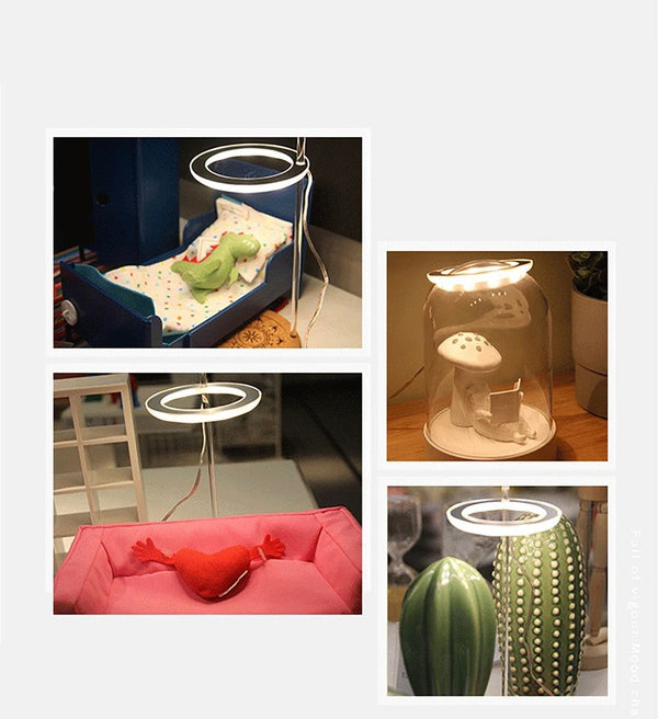 Angel Ring LED Groei Lamp - USB Volledig Spectrum Lamp voor Binnenplanten & Zaailingen