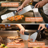 20-delige RVS BBQ Grill Tool Set – Alles wat je nodig hebt voor de perfecte barbecue