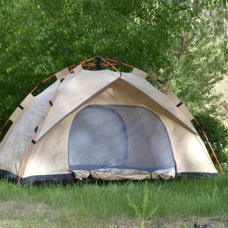 QuickCamp Tent - Snel opzetbare tent met UV-bescherming voor 4 personen