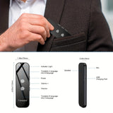 Draagbare Tweerichtings Taalvertaler – USB Oplaadbaar en Wi-Fi Ingebouwd