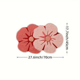 Fluffy Bloemen Badkamer Tapijt – Absorberend en Zacht voor Extra Comfort