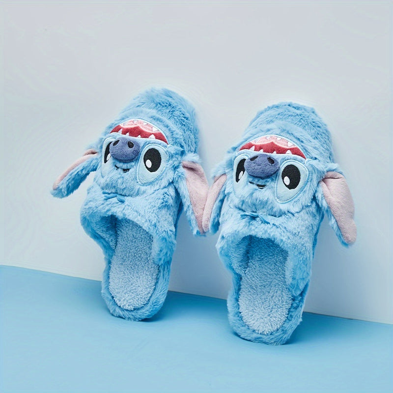 Disney Stitch Pluche Slippers – Zachte en Warme Huisslippers voor de Koude Dagen