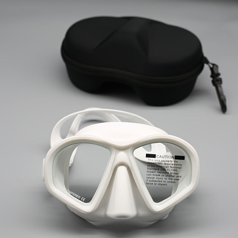 Tempered Duikmasker met Opbergcase - Duik Bril met Anti-Fog en Camerabevestiging