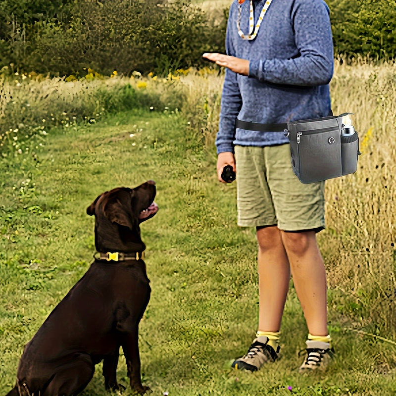 Honden Traktatie Pouch met Waterfleshouder – Verstelbare Tas voor Training en Buitenactiviteiten