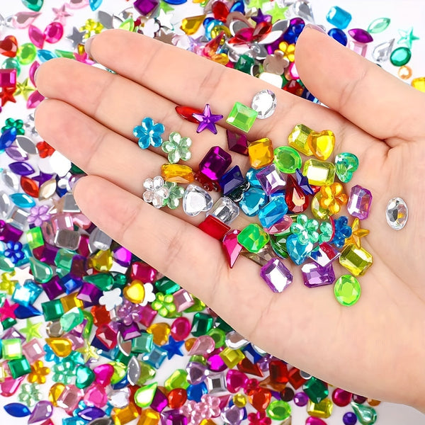 Decoratieve Acryl Steentjes Set – Ideaal voor Feesten en DIY Projecten