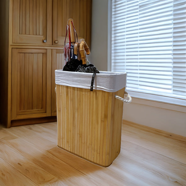 Bamboe Geweven Opbergmand - Duurzaam en Praktisch voor Elke Kamer