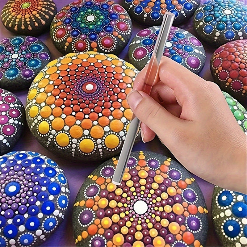 Mandala Dotting Tools Set – Voor Creatieve Schilderingen en Rock Art