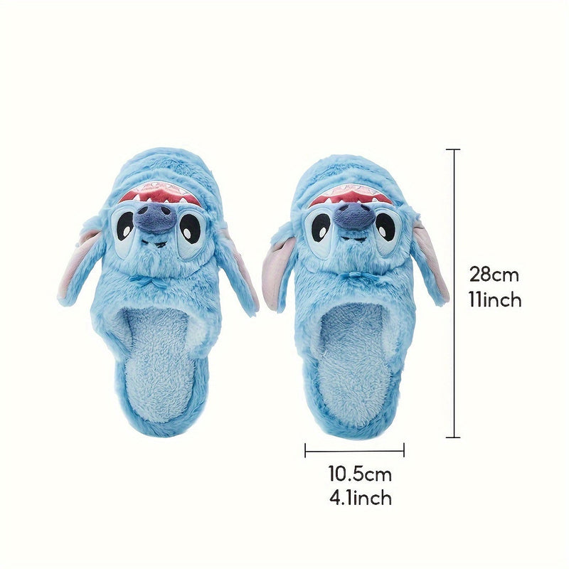 Disney Stitch Pluche Slippers – Zachte en Warme Huisslippers voor de Koude Dagen