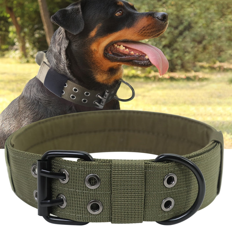 Verstelbare Nylon Hondenhalsband – Comfort en Controle voor Grote Honden