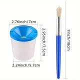 Kunstschilders Set met Verfpotjes en Kwasten – Perfect voor DIY Schilderen