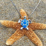 Ocean Wonder Schildpad Set met Ketting en Oorbellen – Mila