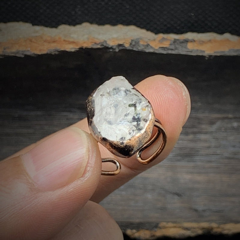 Natuurlijke Ruwe Steen Verjaardagsring – Selina