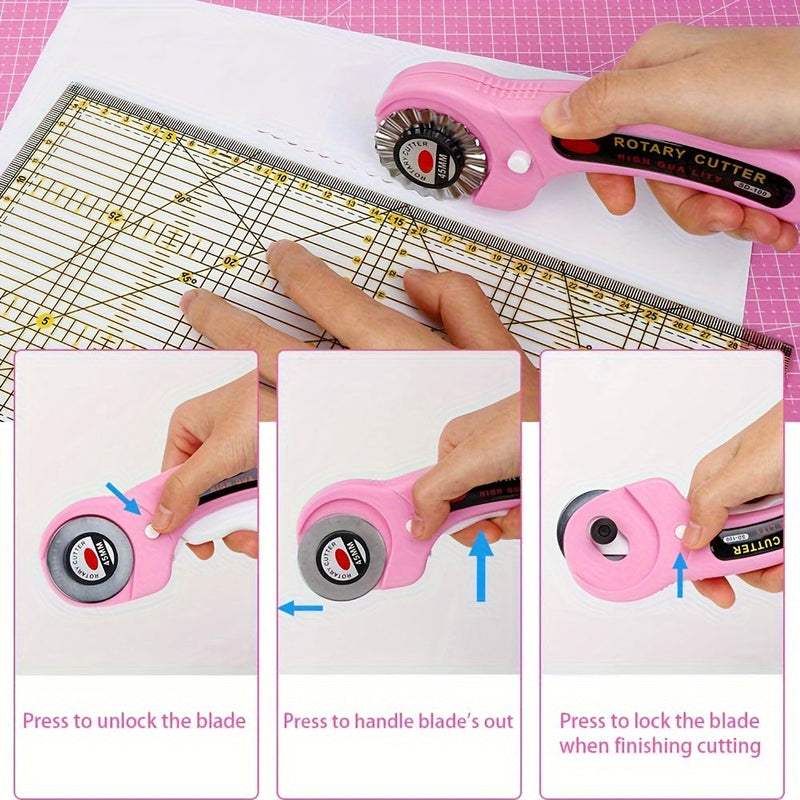 Rotary Cutter Set – Ideaal voor Naaien, Quilten en DIY Projecten