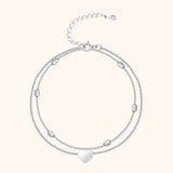 Stijlvol Hart-Enkelbandje – Fiora