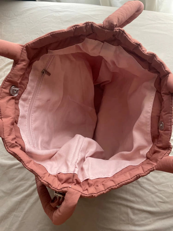 Unieke Puffer Handtas met trendy volume - Riva