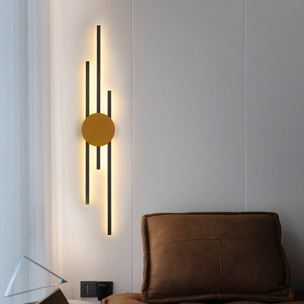Moderne Industriële LED-Wandlamp - LumoGlow