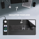 Draadloos Oplaadbaar Bureau Pad – ChargePad Flex