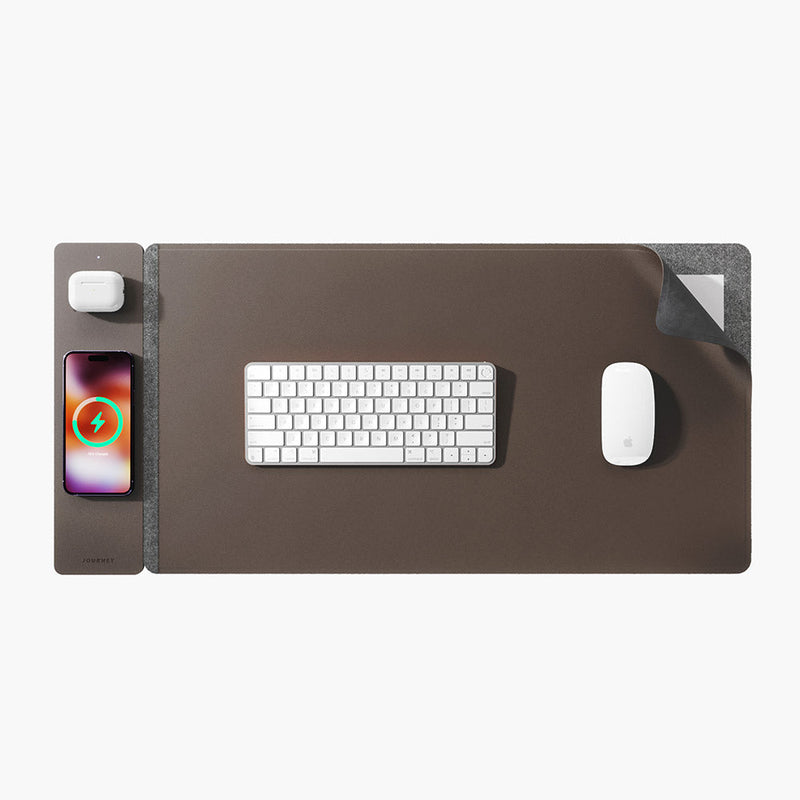 Draadloos Oplaadbaar Bureau Pad – ChargePad Flex