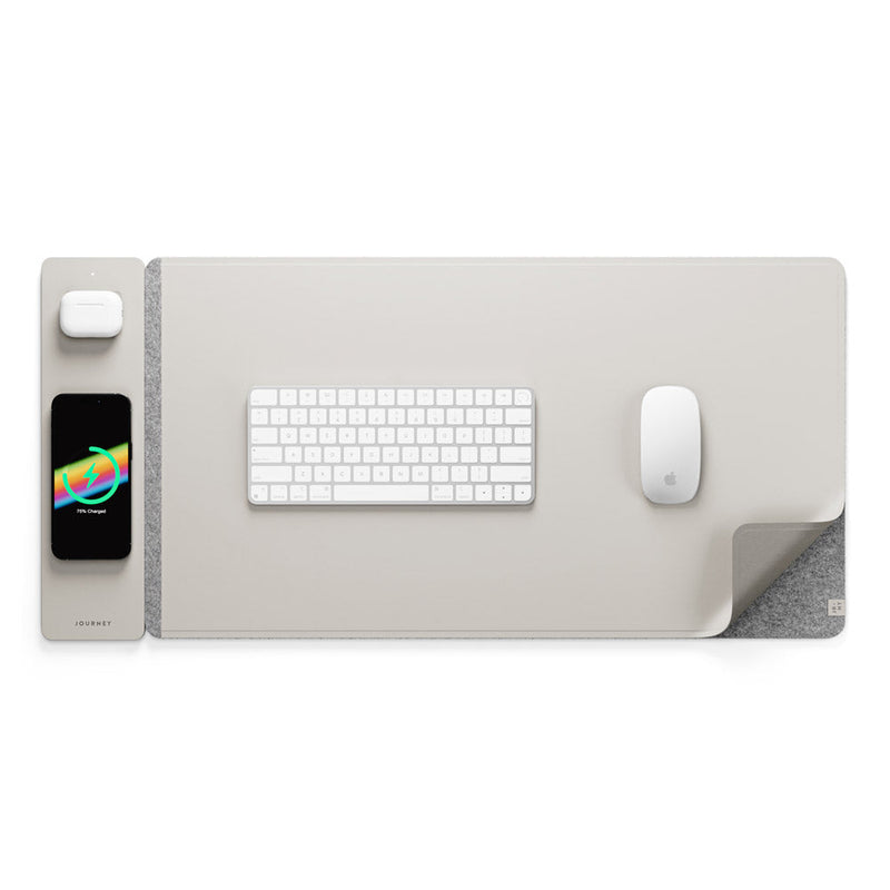 Draadloos Oplaadbaar Bureau Pad – ChargePad Flex