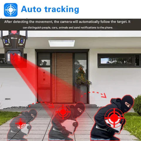 10K WLAN-Beveiligingscamera met 20MP, 20x Zoom – DualGuard Ultra 10K