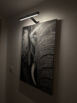 ArtGlow Draadloze LED Schilderijverlichting – Oplaadbare Wandlamp met Afstandsbediening, Dimbaar Licht