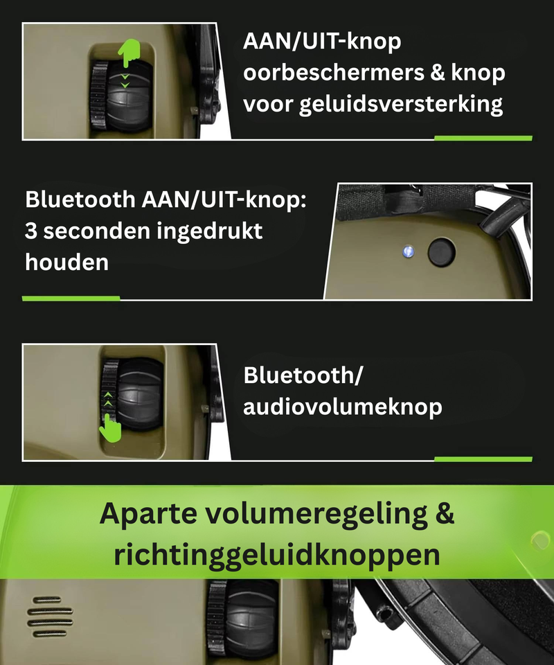 Geluiddempende Oorkappen Voor Schieten
