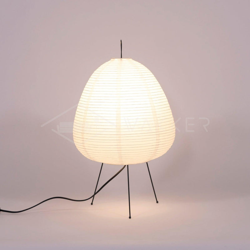 Akari Tafellamp – Japan-geïnspireerde Zacht Gloeiende Papieren Lamp