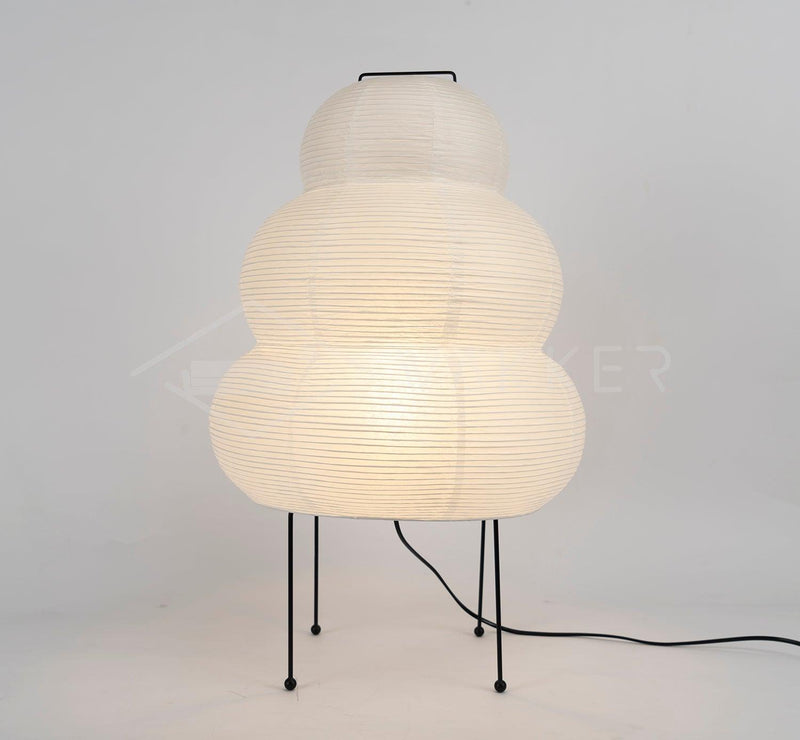 Akari Tafellamp – Japan-geïnspireerde Zacht Gloeiende Papieren Lamp