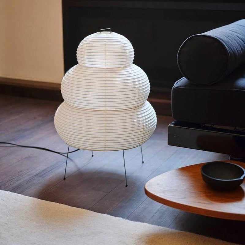 Akari Tafellamp – Japan-geïnspireerde Zacht Gloeiende Papieren Lamp