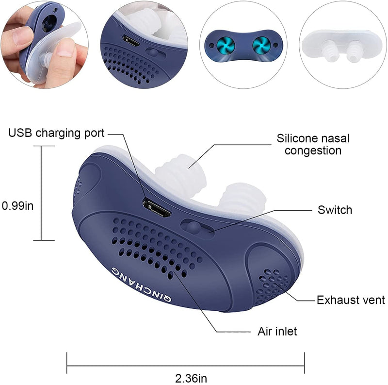 Anti-Snurkapparaat | Slangloos, maskervrij Micro-CPAP