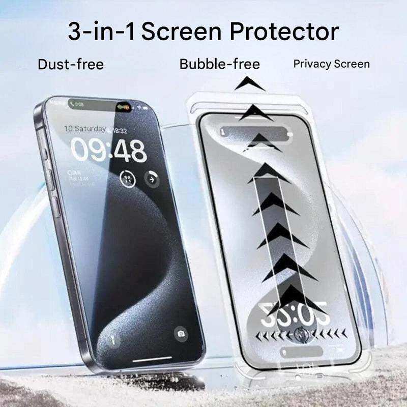 3-in-1 iPhone Schermbescherming - iShield Privacy