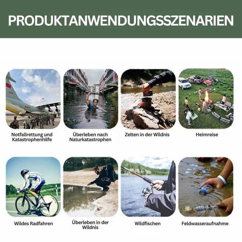 Draagbaar Noodwaterfilter - AquaSurvive