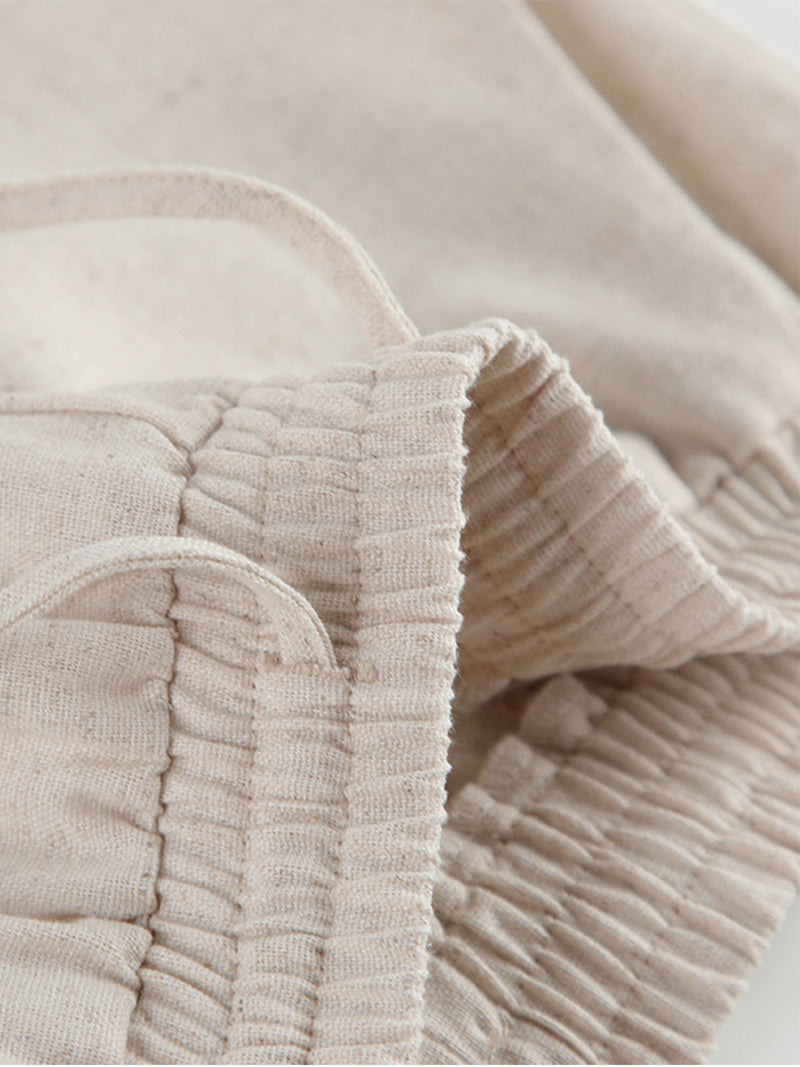 Twee-delig zomer-set met crop-top en broek – Valeria