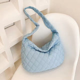 Gepolsterde Ballerina Extra Grote Puffer Tote Crossbody Gepolsterde Schoudertas