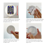 WINTERBEAM – LED-Kerstverlichting met zuignappen voor glas en spiegels