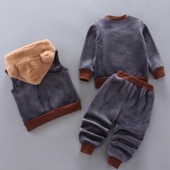 Drie-delig baby- en peuterset met berenmotief – BearHugs