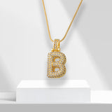 Bubble-letterketting met hanger - LuxeLette