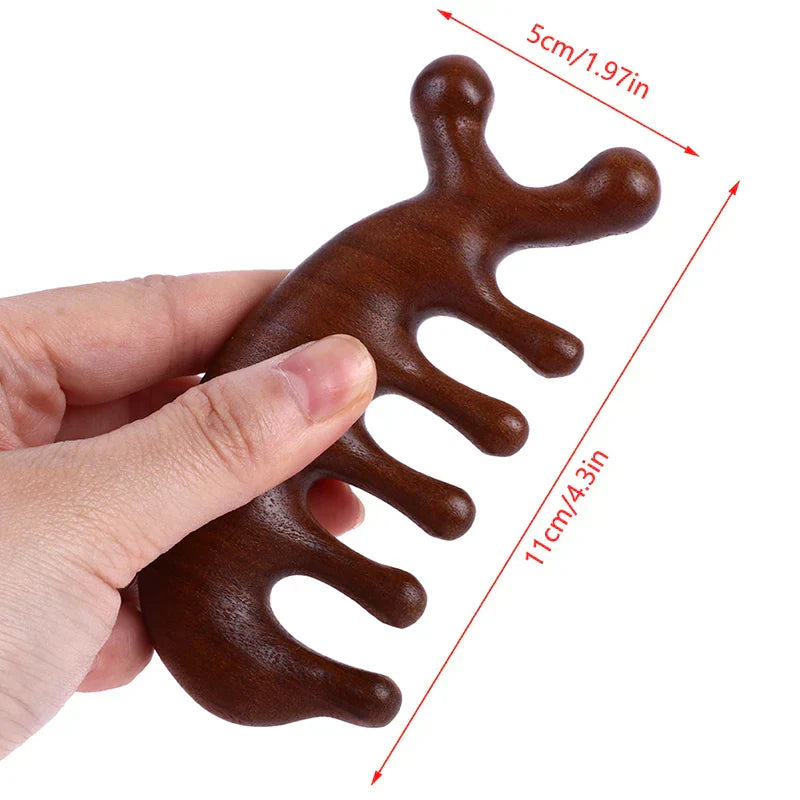 Sandelhout-Massagekam – CalmComb