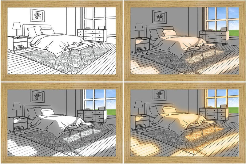 LED Verlichtingsschilderij – Luminza