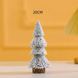 FLOCKCEDAR – Mini Vilt Cedar Kerstdecoratie voor feestelijk ontwerp