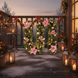 GLOWTWINE – Verlichte kerstguirlande van rotan met warmwitte LED-lampen, 2,7 m