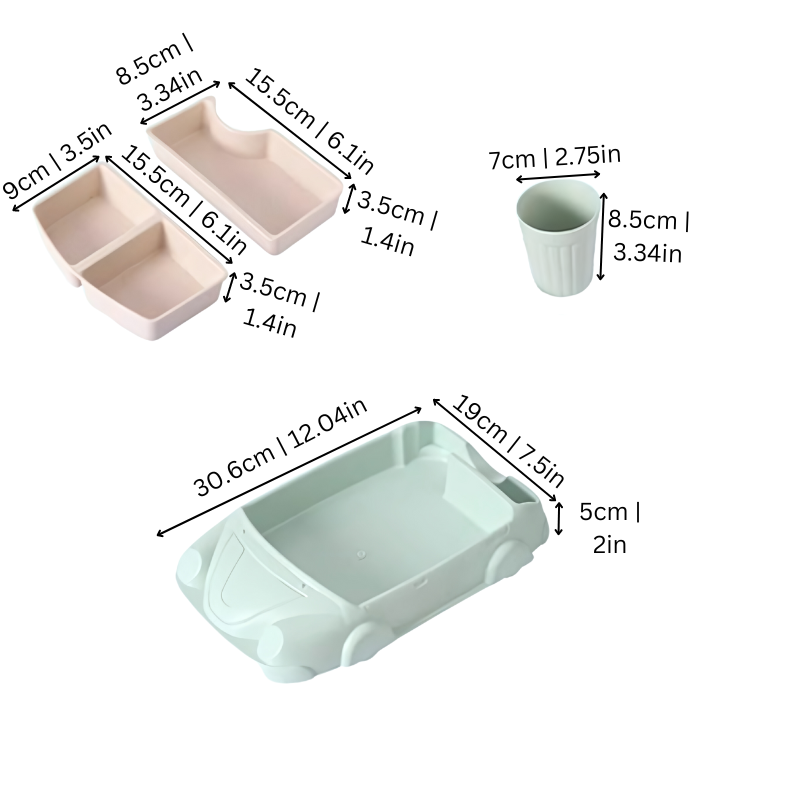 Vrolijke Lunchbox Set - Multifunctioneel en Gezond