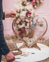 Hartvormig Houten Gastenboek – Memoro